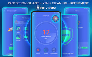 Antivirus – Cleaner + VPN App 1