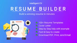 Resume – Intelligent CV maker App 1