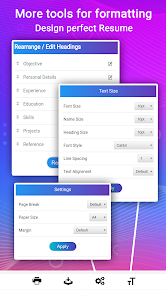Resume – Intelligent CV maker App 3