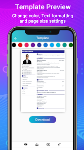 Resume – Intelligent CV maker App 4