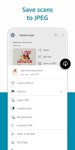 Adobe Scan PDF Scanner, OCR App 5